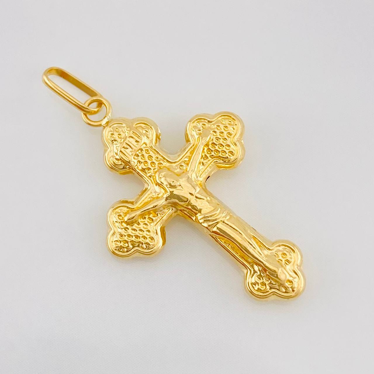 Dije Cruz Cristo 0.9g / 3cm Oro Amarillo 18K