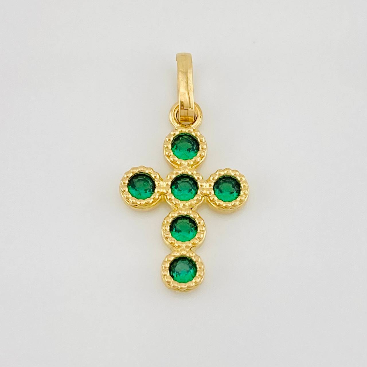 Dije Cruz Tupida 1.65g / 2.3cm Oro Amarillo 18K