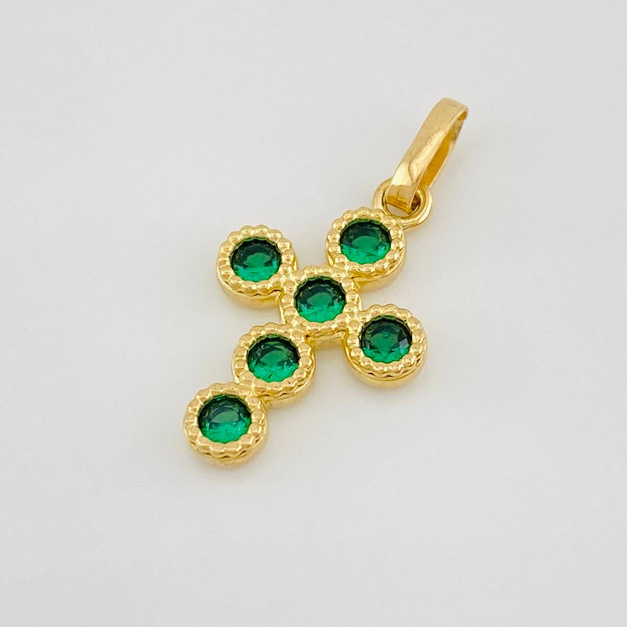Dije Cruz Tupida 1.65g / 2.3cm Oro Amarillo 18K