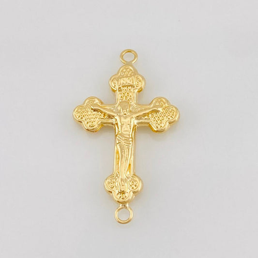 Herraje Cruz Cristo 0.95g / 2.08cm Oro Amarillo 18K