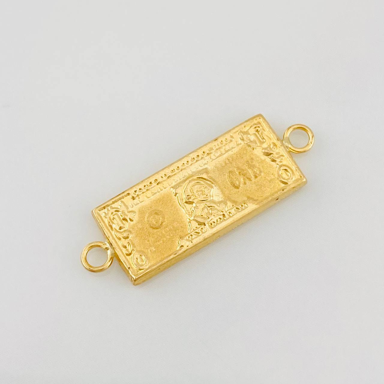 Herraje One Dólar 0.75g / 2.4cm Oro Amarillo 18K