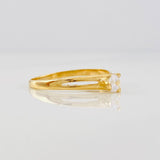 Anillo Solitario 1.2g / T6 1/2 Oro Amarillo 18K
