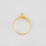 Anillo Solitario 1.25g / T6 1/2 Oro Amarillo 18K