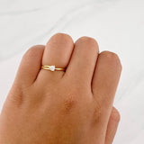 Anillo Solitario 1.25g / T6 1/2 Oro Amarillo 18K