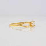 Anillo Solitario Gota 1.25g / T5 3/4 Oro Amarillo 18K