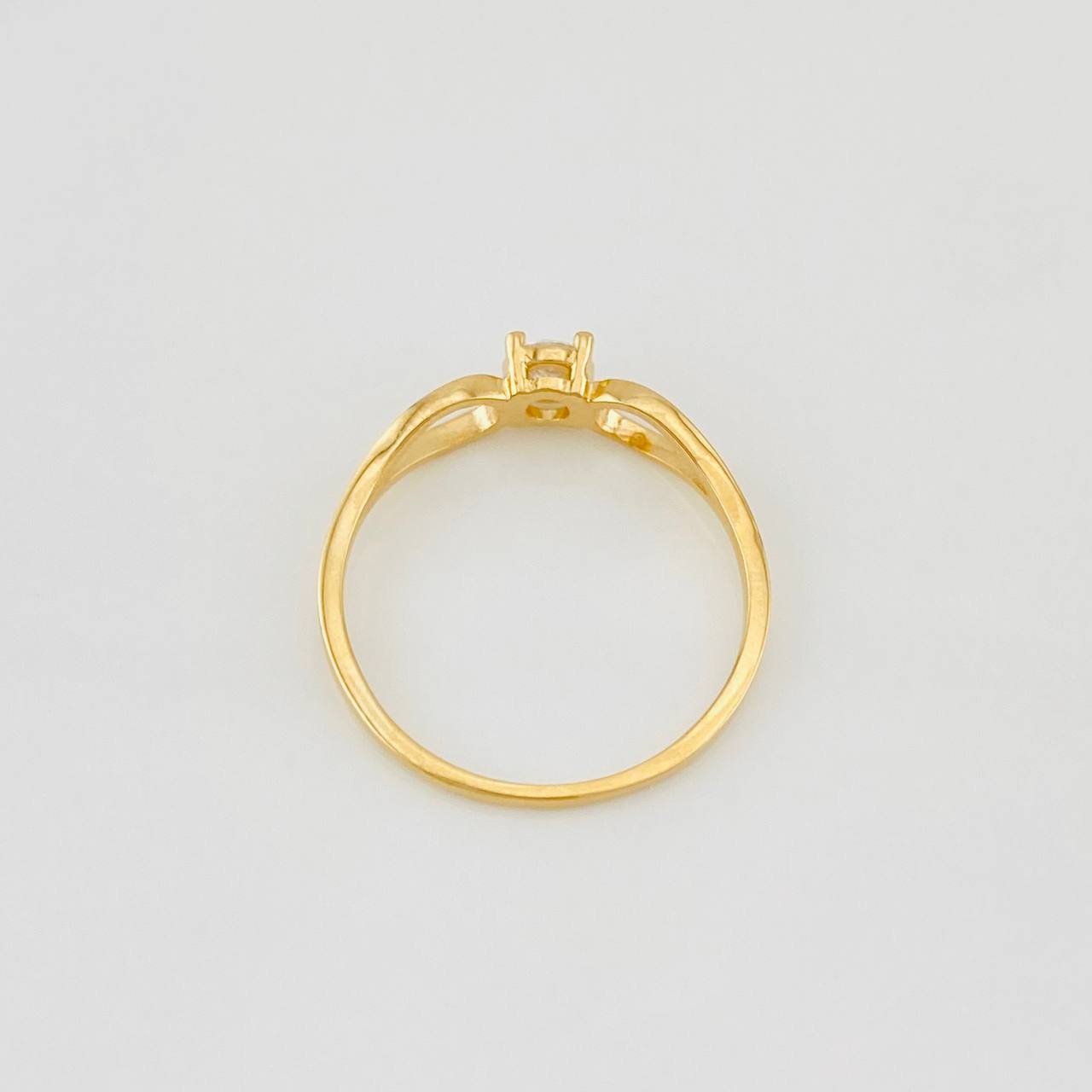 Anillo Solitario 1.25g / T6 Oro Amarillo 18K