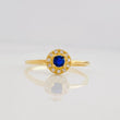 Anillo Halo 1.5g / T7 Oro Amarillo 18K
