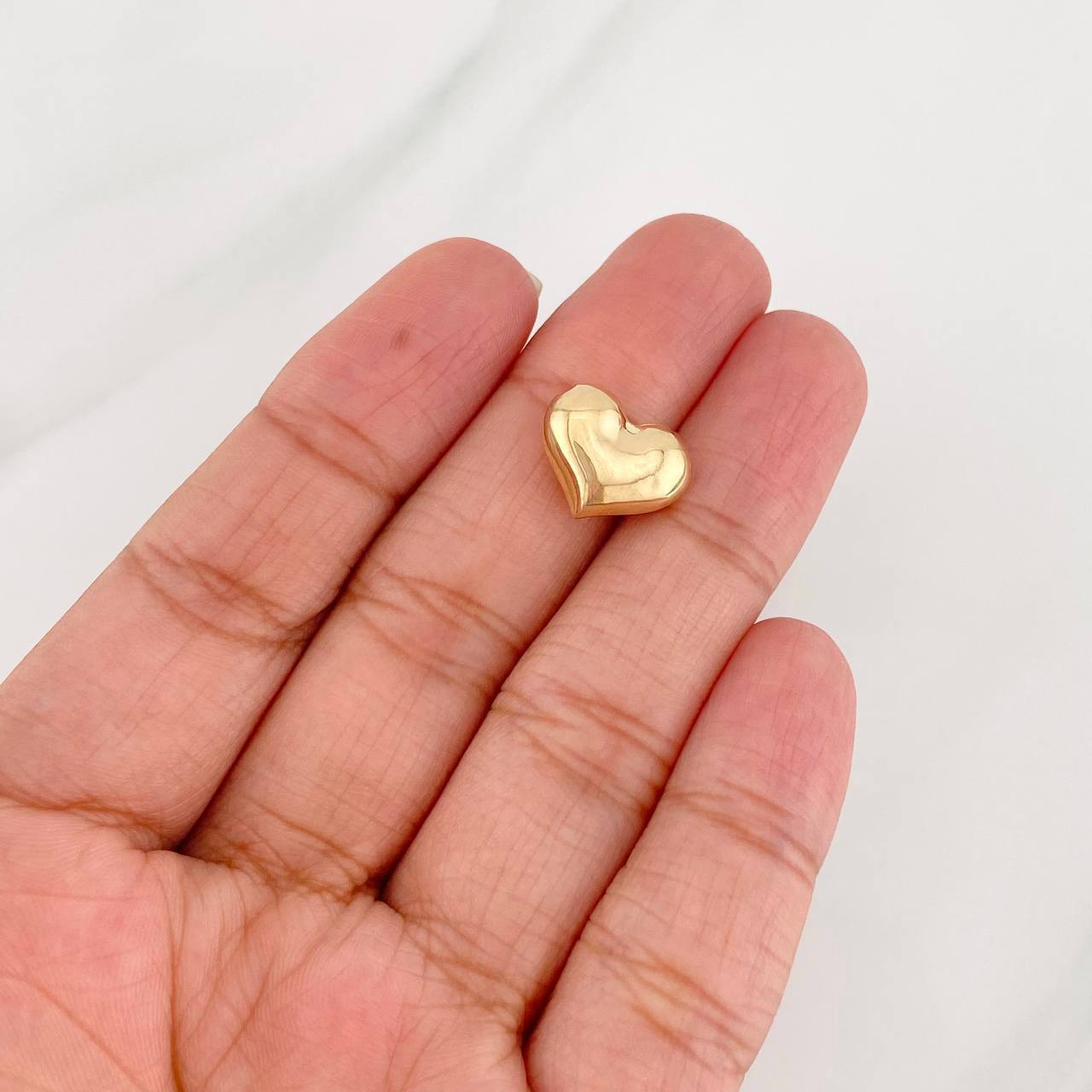 Herraje Corazón 0.5g / 1.3cm Oro Amarillo 18K