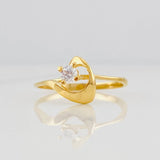 Anillo Solitario Hola 1.4g / T6 1/4 Oro Amarillo 18K