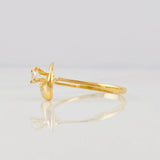 Anillo Solitario Hola 1.35g / T6 Oro Amarillo 18K