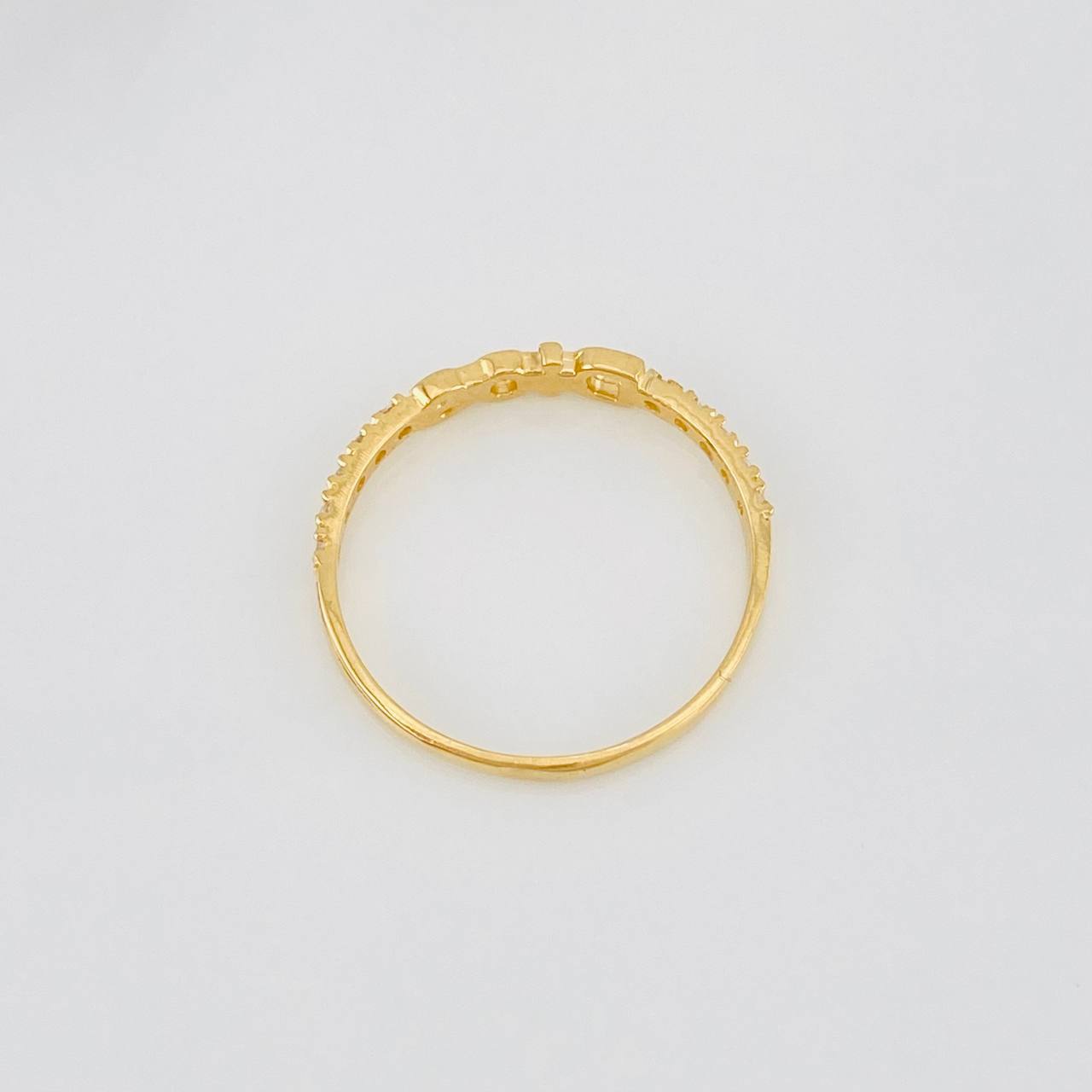 Anillo Dios 1.25g / T7 1/4 Oro Amarillo 18K