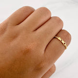 Anillo Dios 1.15g / T5 Oro Amarillo 18K