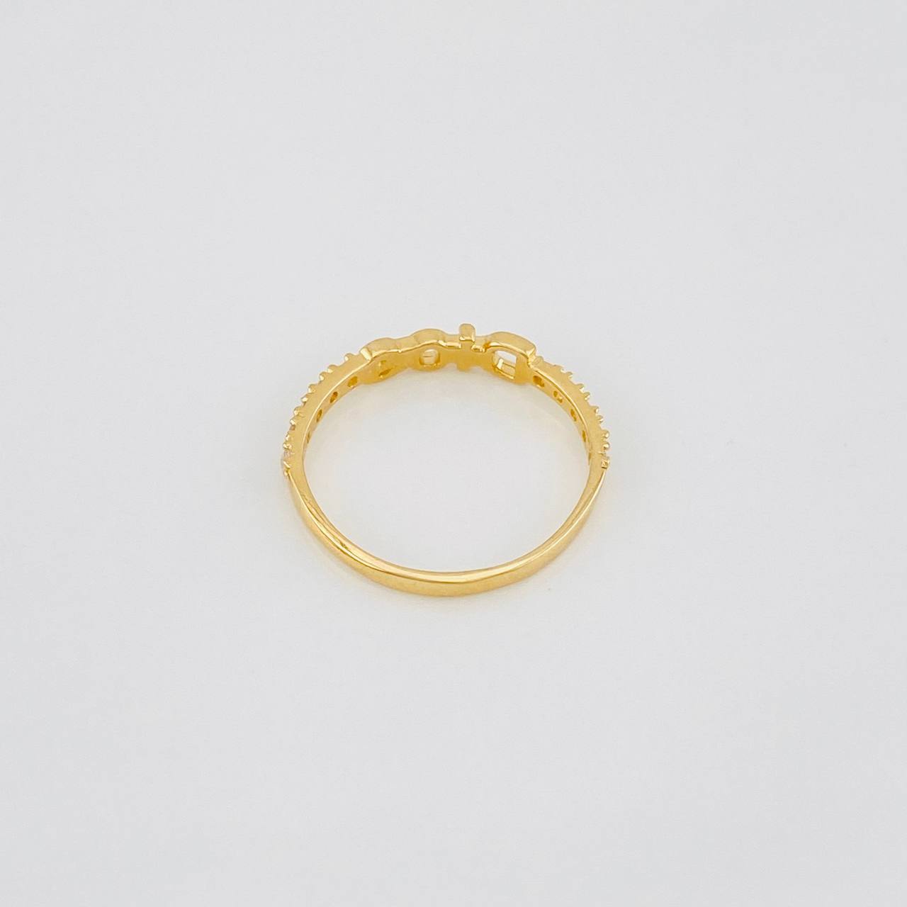 Anillo Dios 1.35g / T7 1/2 Oro Amarillo 18K
