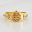 Anillo Correa Corona 4.45g / T7 Tres Oros 18K