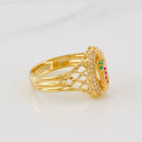 Anillo Virgen de Guadalupe 3.5g / T6 3/4 Oro Amarillo 18K