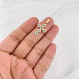 Dije Cruz Tupida 1.4g / 2.7cm Oro Amarillo 18K