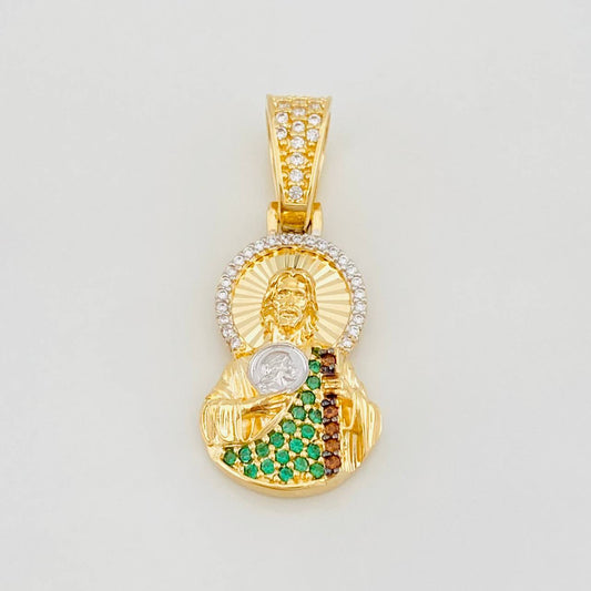 Dije San Judas 4.1g / 3cm Tres Oros 18K