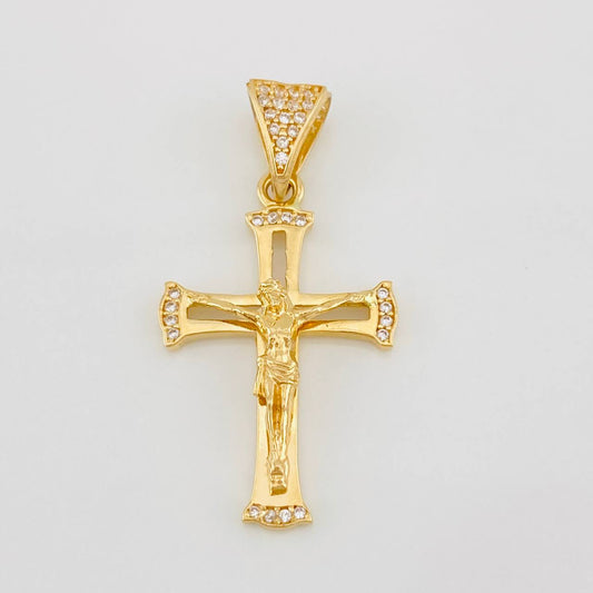 Dije Cruz Cristo 2.9g / 3.6cm Oro Amarillo 18K