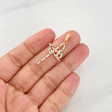 Dije Cruz Fé 1.4g / 3.5cm Oro Amarillo 18K