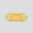 Herraje One Dolar 0.8g / 2.5cm Oro Amarillo 18K