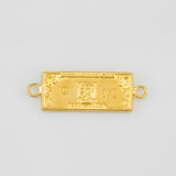 Herraje One Dolar 0.8g / 2.5cm Oro Amarillo 18K