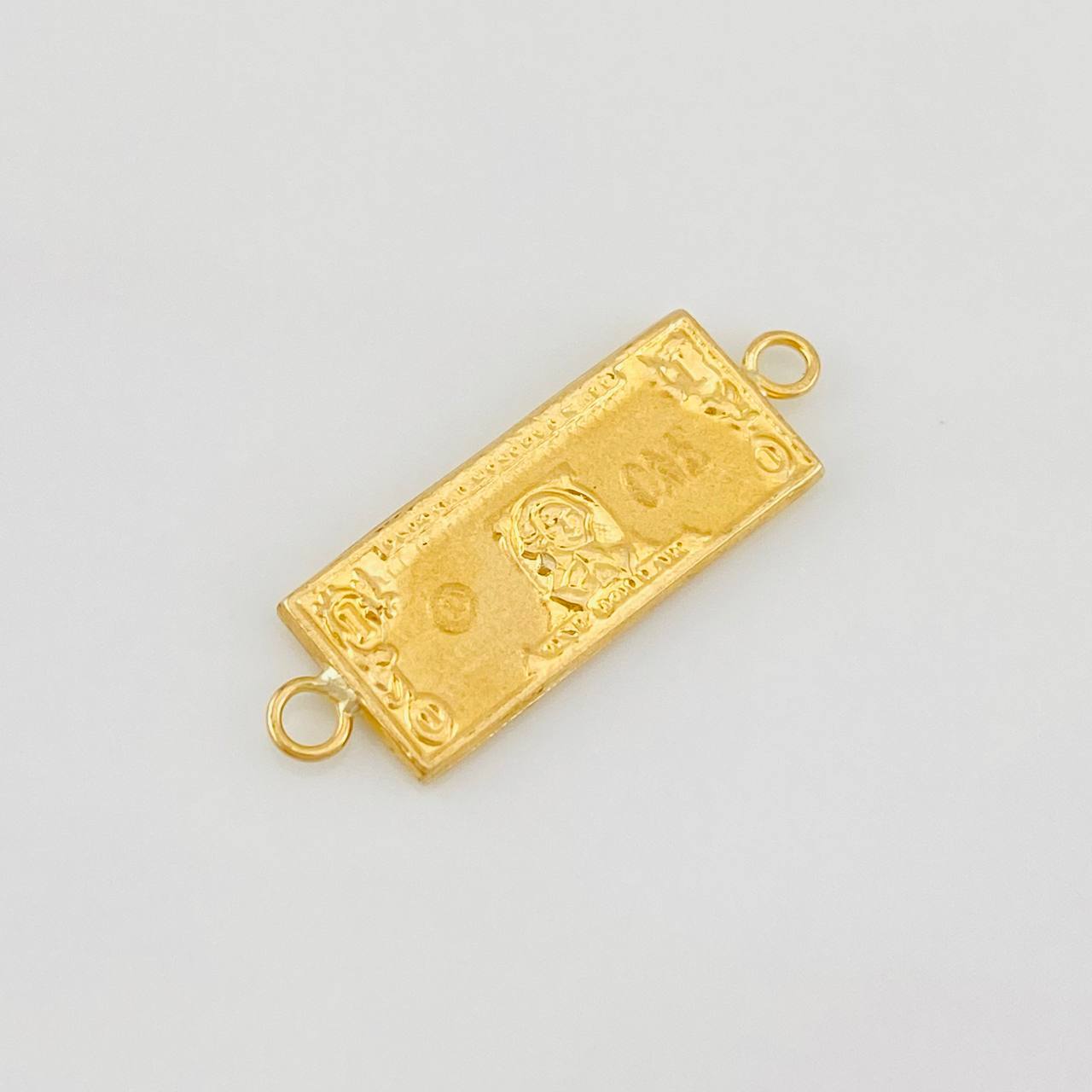 Herraje One Dolar 0.8g / 2.5cm Oro Amarillo 18K