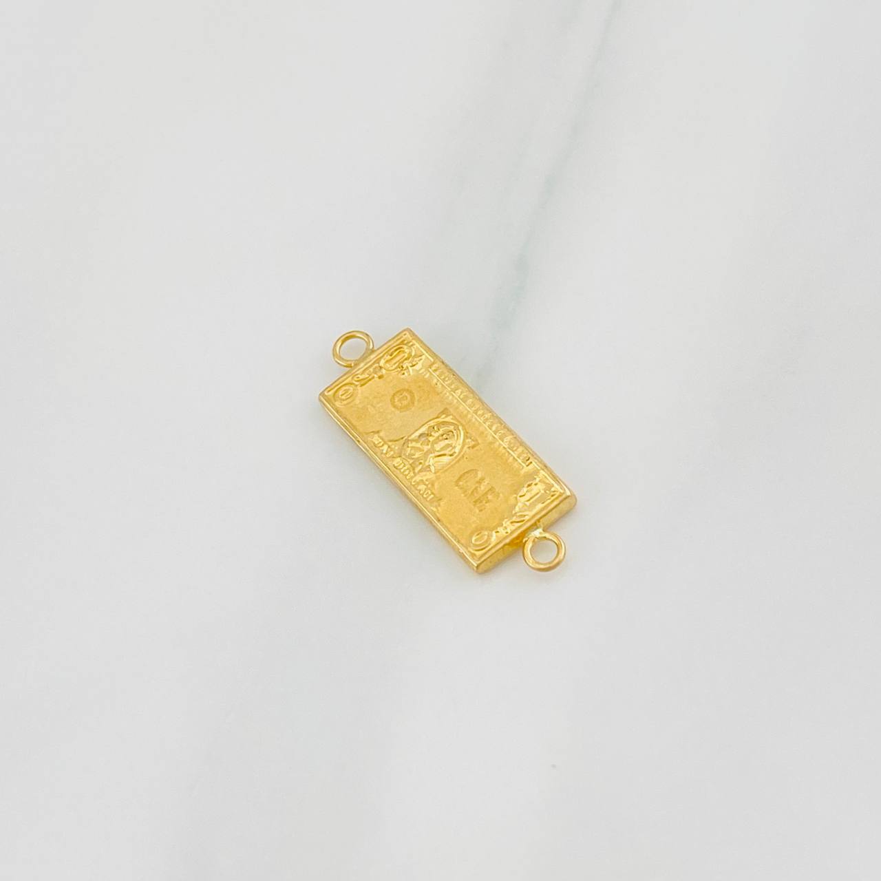 Herraje One Dolar 0.8g / 2.5cm Oro Amarillo 18K