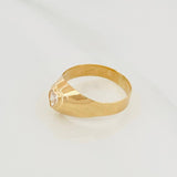 Anillo Sello Corazon 1.25g / T5 Oro Amarillo 18K