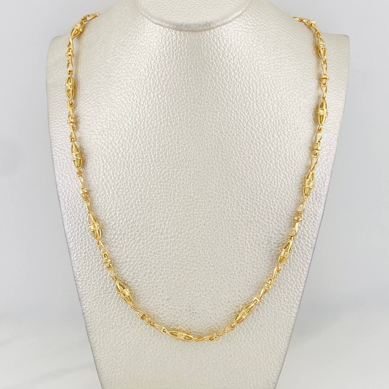 Cadena Rustica Dubai 37.25g / 60cm / 3.65mm Oro Amarillo 18K