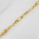 Cadena Rustica Dubái 37.6g / 60cm / 4mm Oro Amarillo 18K