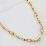 Cadena Rustica Dubái 37.6g / 60cm / 4mm Oro Amarillo 18K