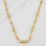 Cadena Rustica Dubai 37.25g / 60cm / 3.65mm Oro Amarillo 18K