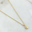 Set Cadena y Dije Lazo + Virgen Guadalupe 1.25gr / Oro 18K (Oferta) *