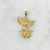 Dije San Miguel Arcángel 4.85gr / 3.5cm / Oro Amarillo +4 ©
