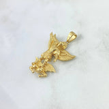 Dije San Miguel Arcángel 4.85gr / 3.5cm / Oro Amarillo +4 ©