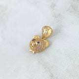 Dije Cabeza de Oso 2.9gr / 2cm / Corbatin Circones Blancos Azules Negros Oro Amarillo *