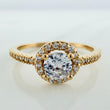 Anillo Churumbela Halo 2.05gr / T7 / Oro Amarillo 18K &