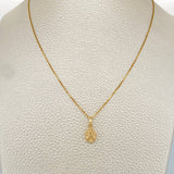 Set Cadena y Dije Veneciana + Jesus Misericordia 2.1gr / 0.6mm Oro Amarillo 18K (Oferta) &