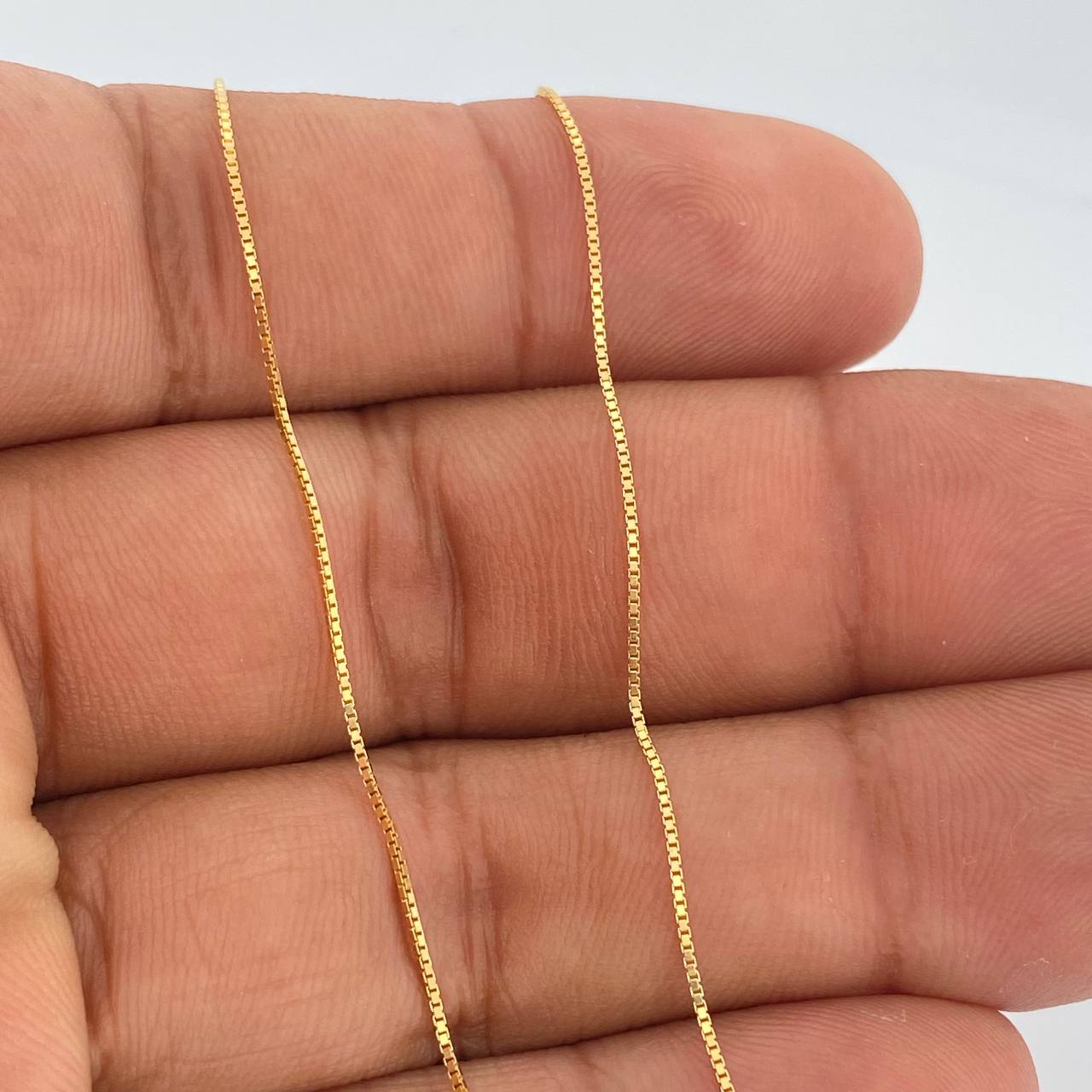 Set Cadena y Dije Veneciana + Tres Gracias 1.45gr / 0.5mm Oro Amarillo 18K (Oferta) &