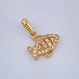Dije Pez 1gr / 1.8cm / Oro Amarillo 18K &