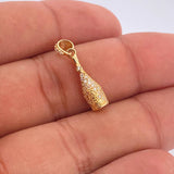 Dije Botella 1.45gr / 2.4cm / Oro Amarillo 18K &