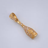 Dije Botella 1.45gr / 2.4cm / Oro Amarillo 18K &