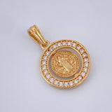 Dije San Benito 1.9gr / 2cm / Oro Amarillo 18K &