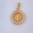 Dije San Benito 1.9gr / 2cm / Oro Amarillo 18K &