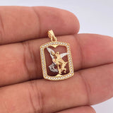 Dije San Miguel Arcangel 2gr / 2.5cm / Tres Oros 18K &