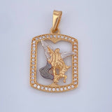 Dije San Miguel Arcangel 2gr / 2.5cm / Tres Oros 18K &