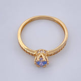 Anillo Corona 1.95gr / T6 3/4 / Oro Amarillo 18K &