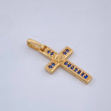Dije Cruz Tornillo 1gr / 2.2cm / Oro Amarillo 18K &