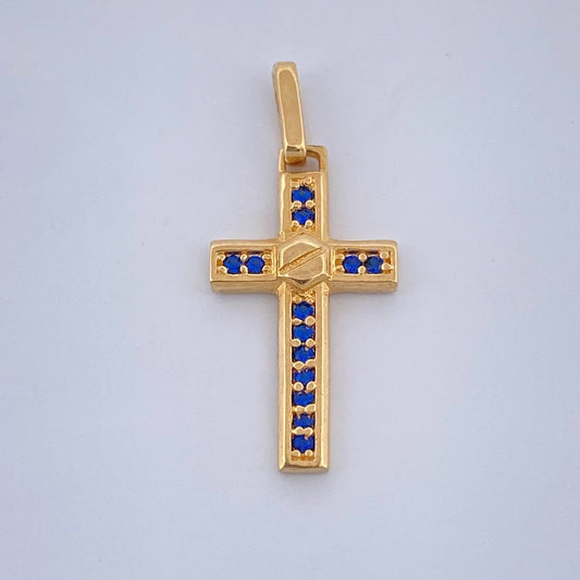 Dije Cruz Tornillo 1gr / 2.2cm / Oro Amarillo 18K &