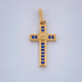 Dije Cruz Tornillo 1gr / 2.2cm / Oro Amarillo 18K &